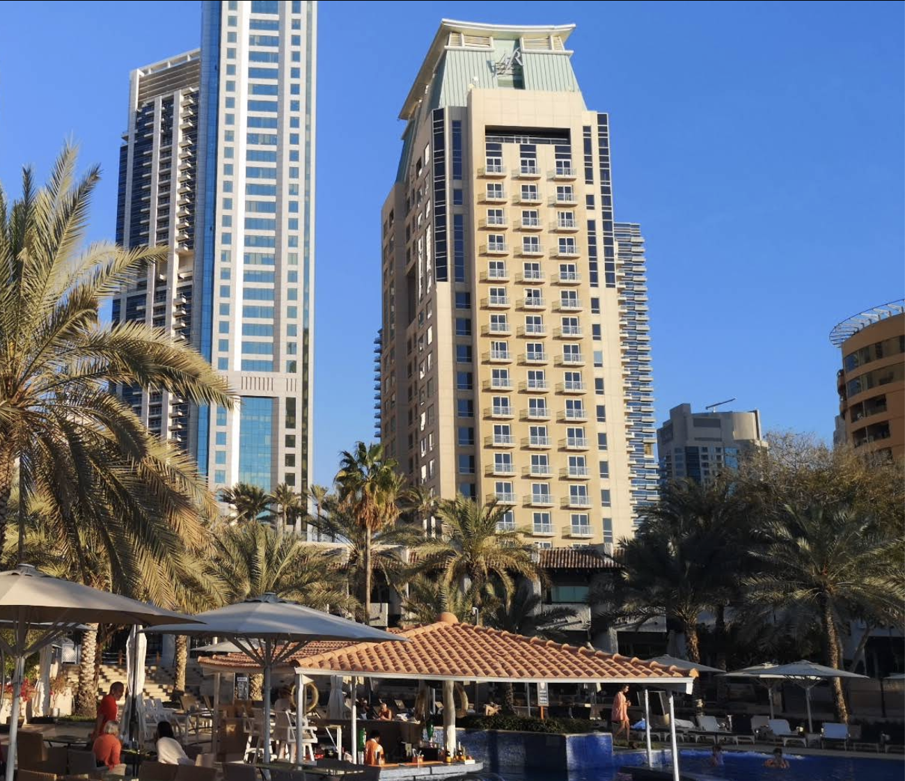 Dubai Marina office exterior at Elixir Homes